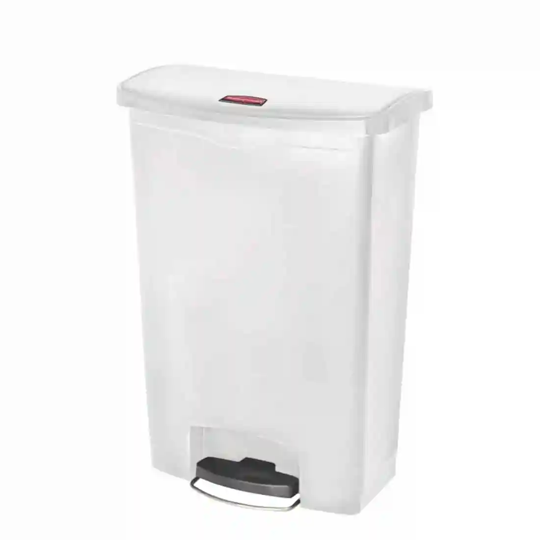 Rubbermaid Slim Jim Step on Bin Front Pedal 90Ltr White