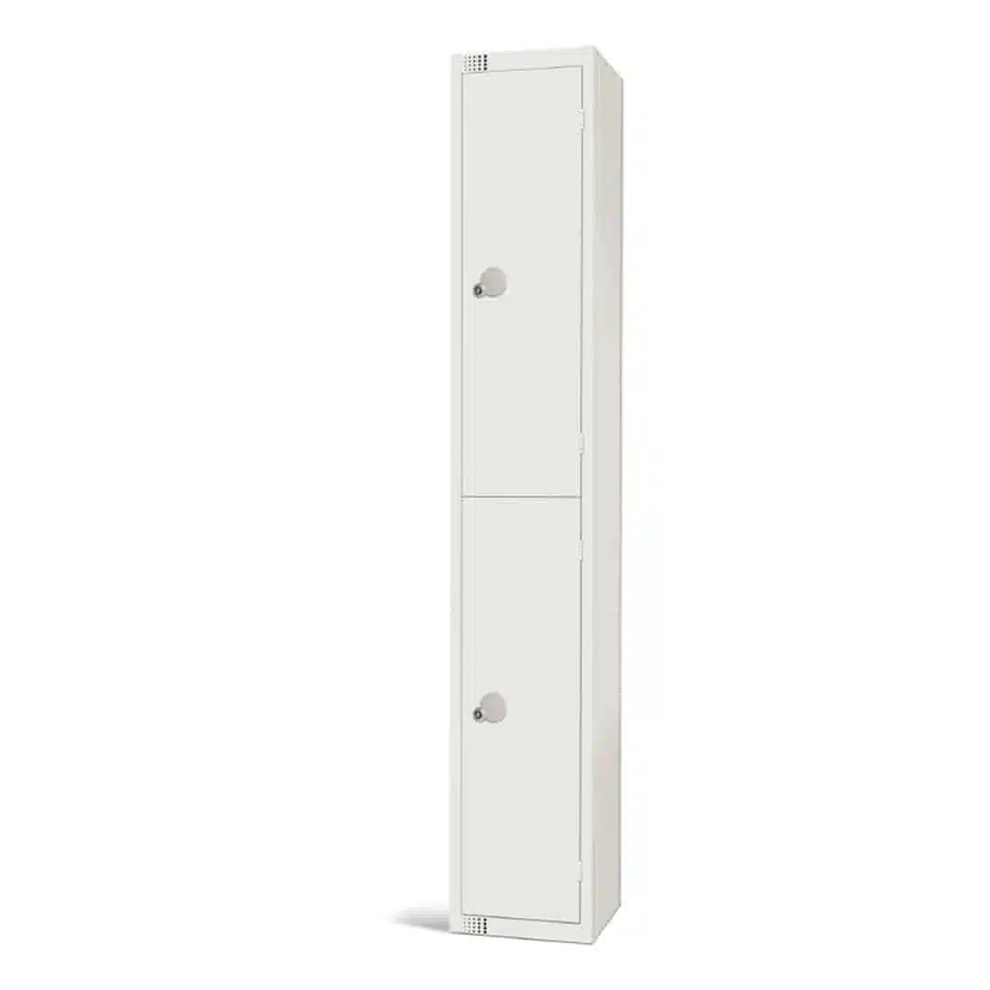 Elite Double Door Manual Combination Locker Locker White