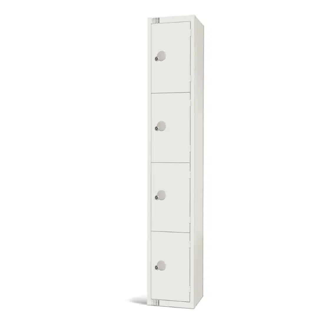 Elite Four Door Manual Combination Locker Locker White