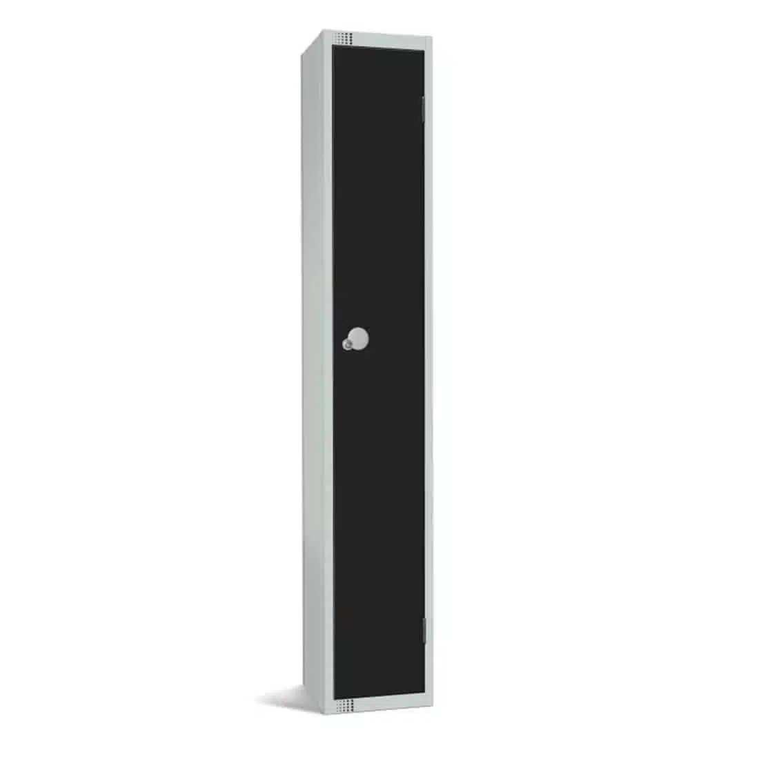Elite Single Door Camlock Locker Black