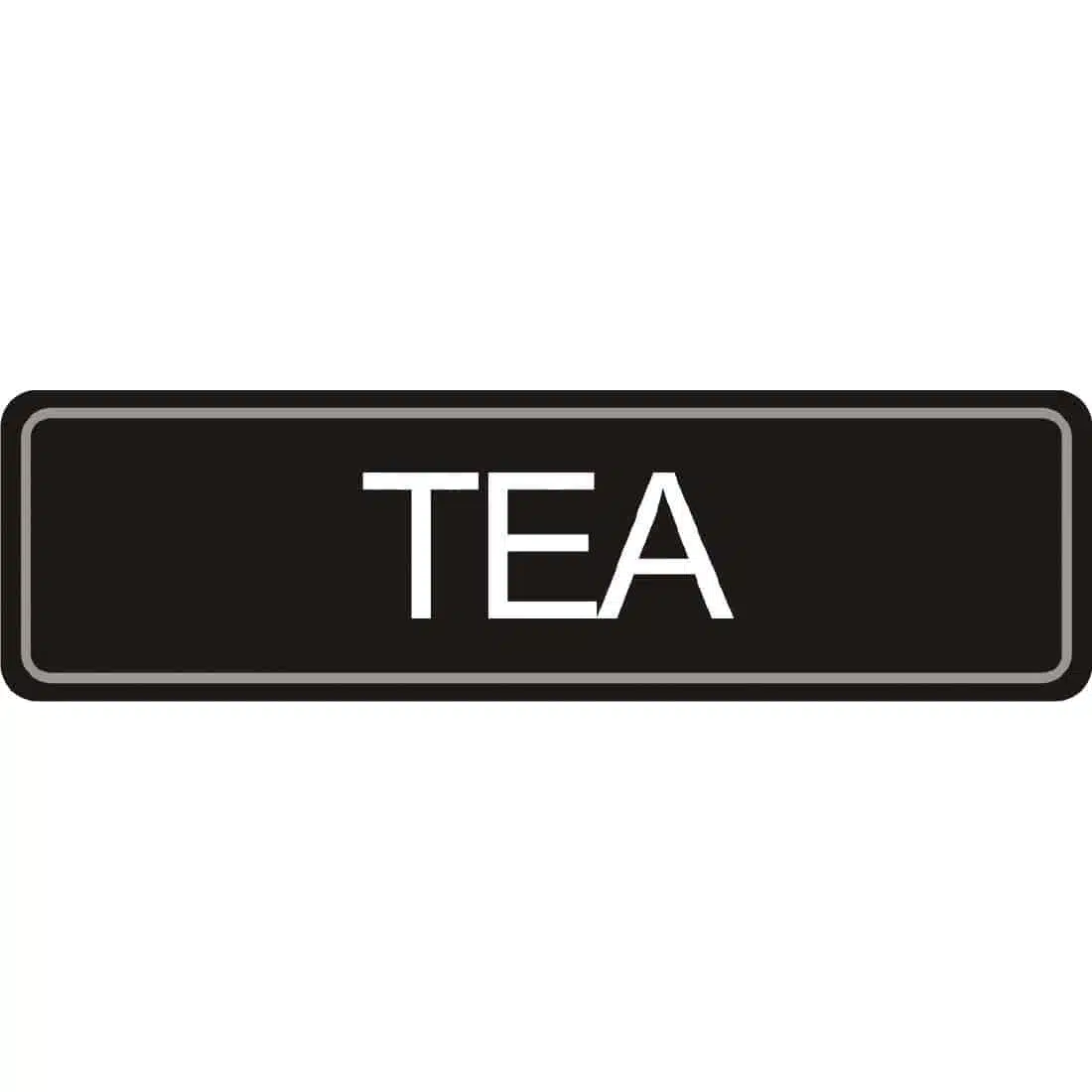 Airpot Tea label