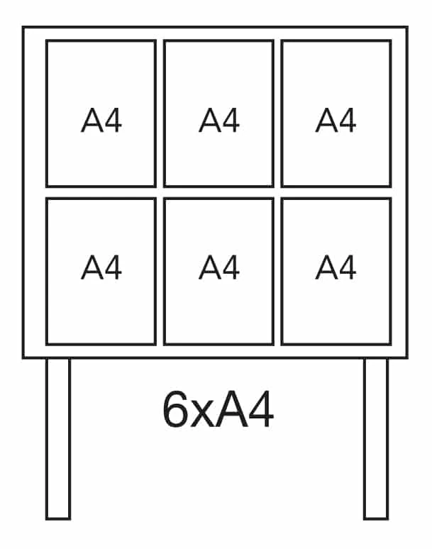 Illuminated Post Mounted Outdoor Display Cases