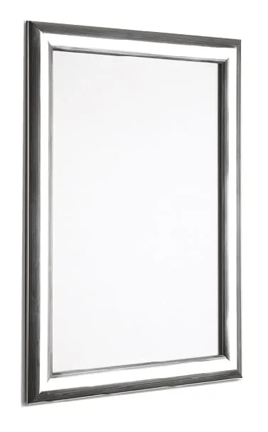 Wall Mounted Snap Frame Menu Display - Polished Silver