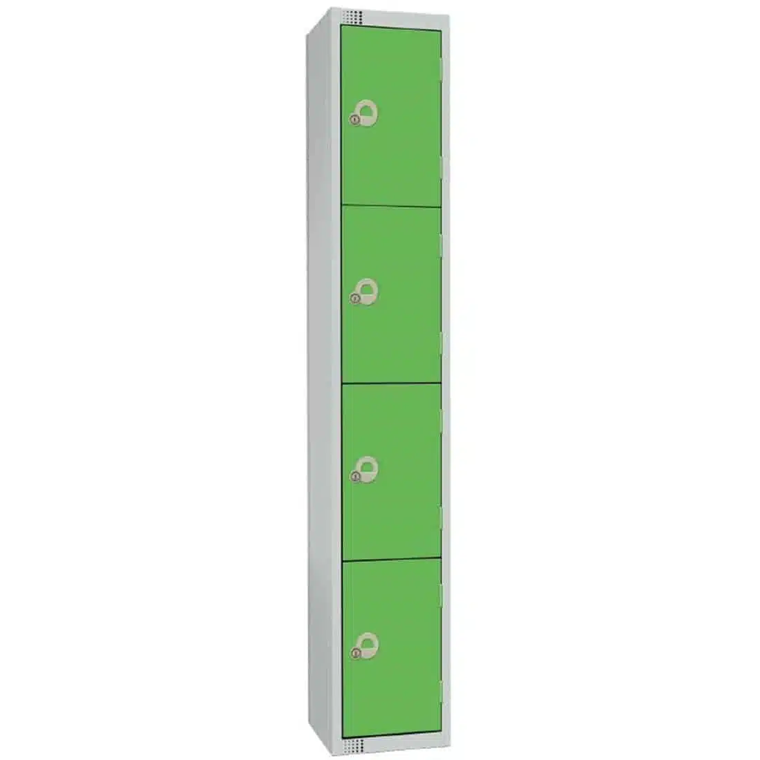Elite Four Door Padlock Locker Green