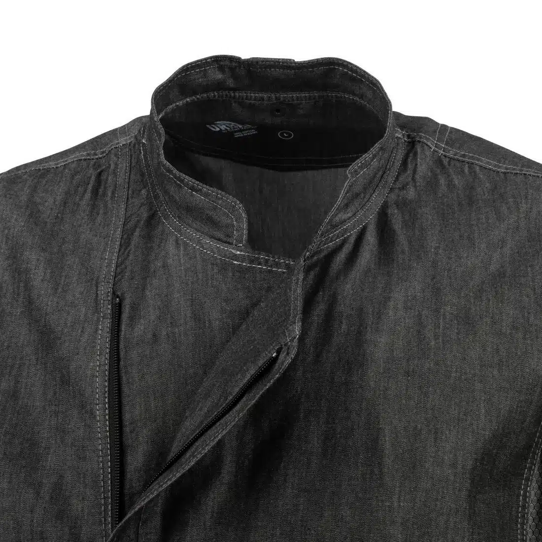 Chef Works Urban Delancey Short Sleeve Denim Chefs Jacket - Image 9