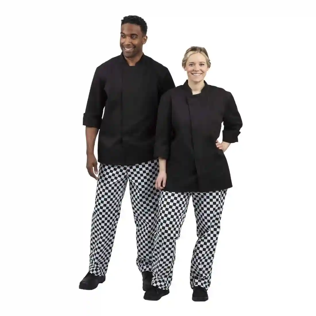 Whites Unisex Atlanta Chef Jacket Black - Image 11