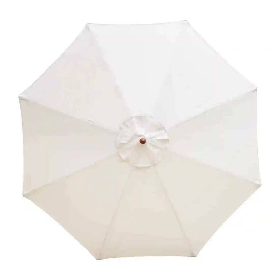 Bolero Round Parasol 3m Diameter Cream - Image 5