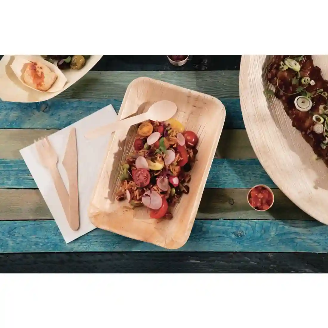 Fiesta Compostable Disposable Wooden Knives (Pack of 100) - Image 4