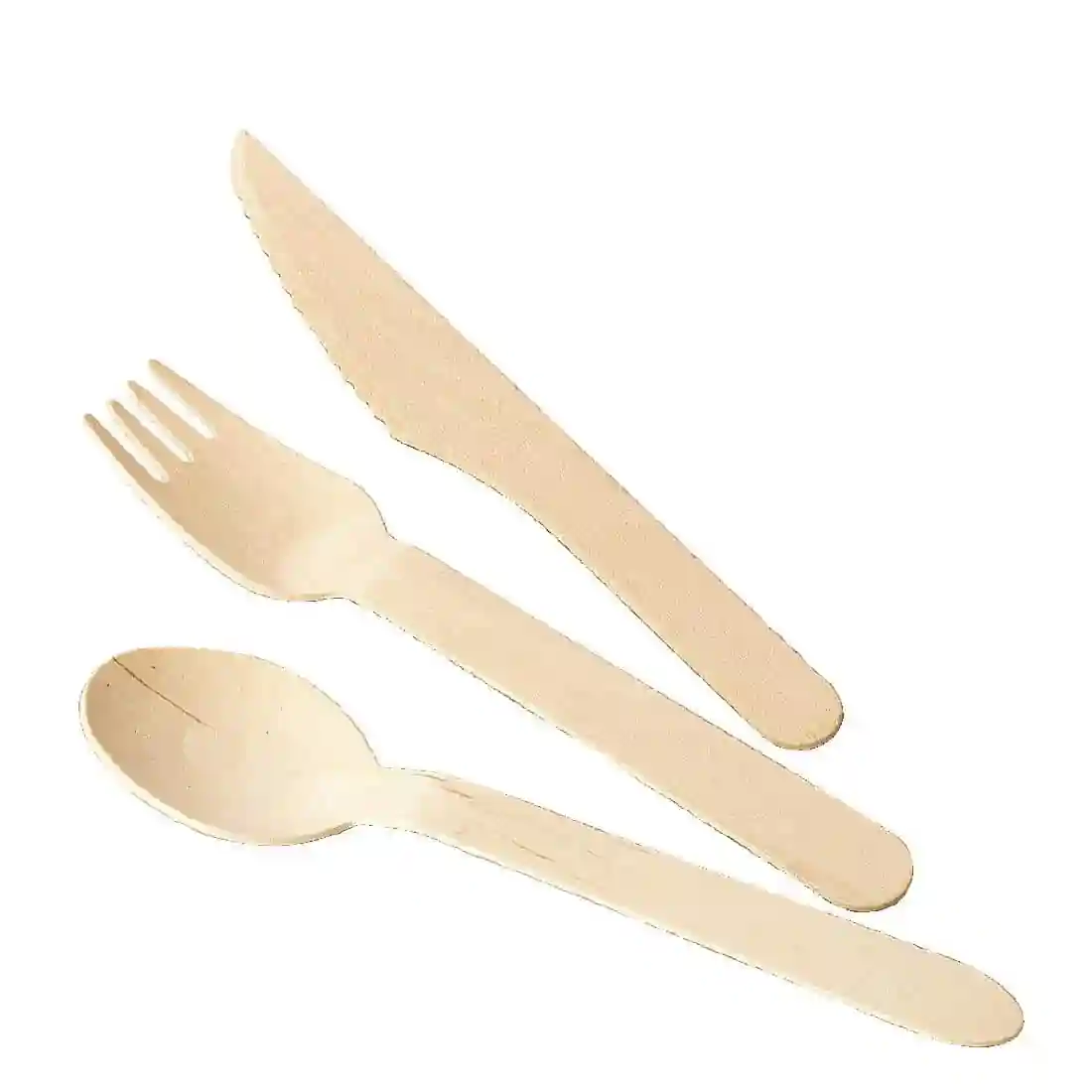 Fiesta Compostable Wooden Dessert Spoons (Pack of 100) - Image 4