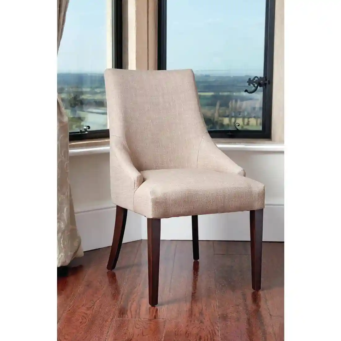 Bolero Neutral Finesse Dining Chairs (Pack of 2) - Image 5