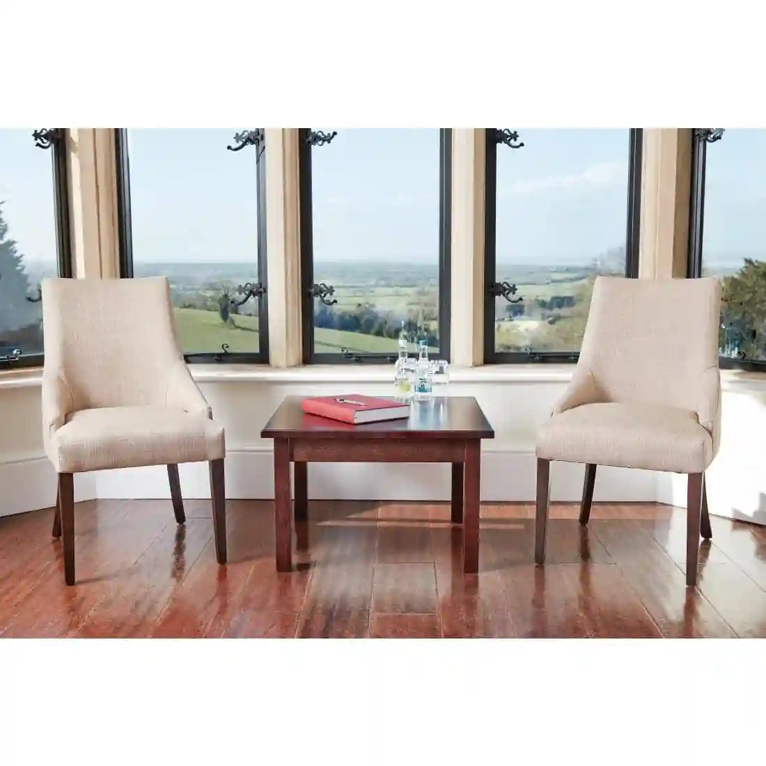 Bolero Neutral Finesse Dining Chairs (Pack of 2) - Image 12