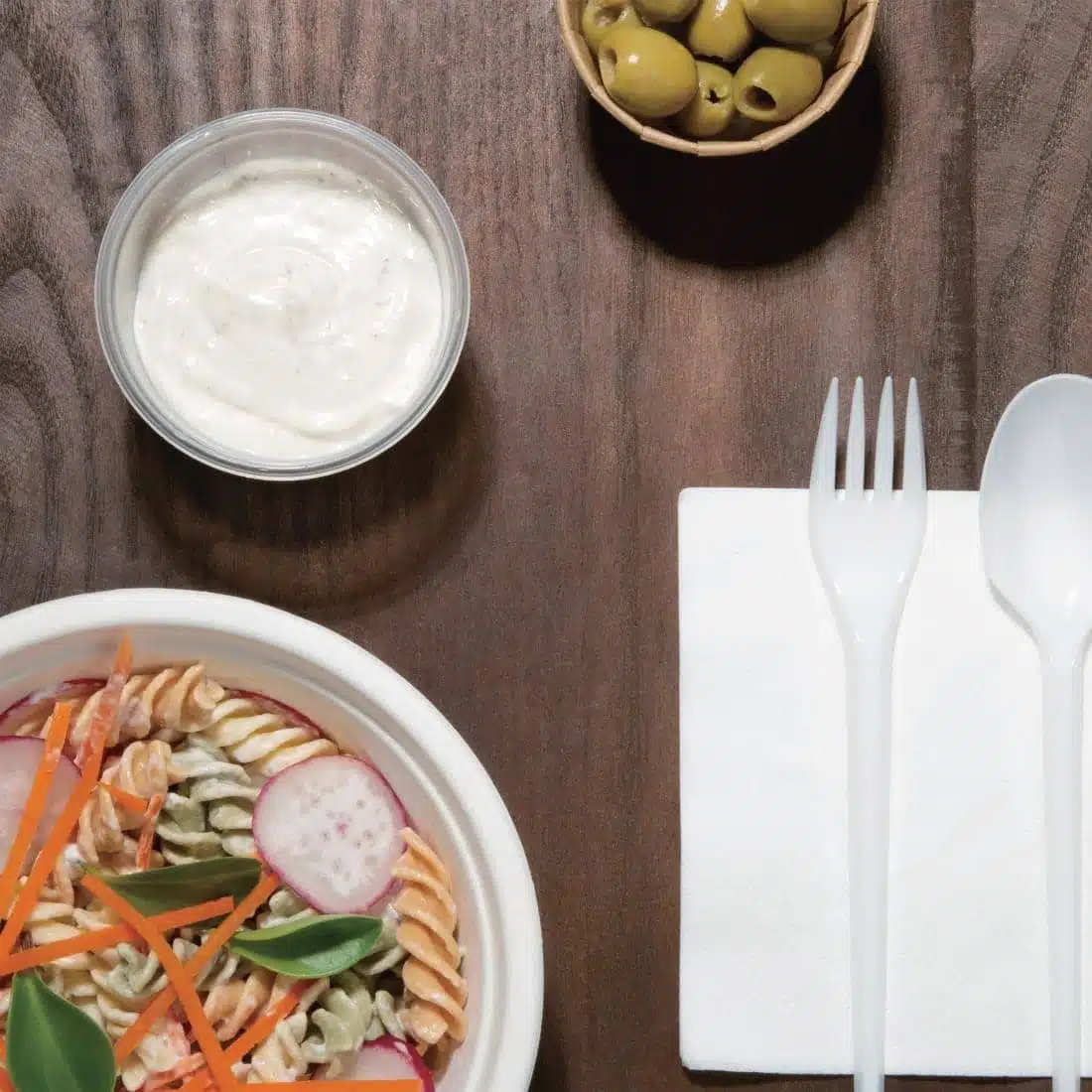 Fiesta Recyclable Plastic Microwavable Deli Pots 100ml / 3.5oz (Pack of 100) - Image 8