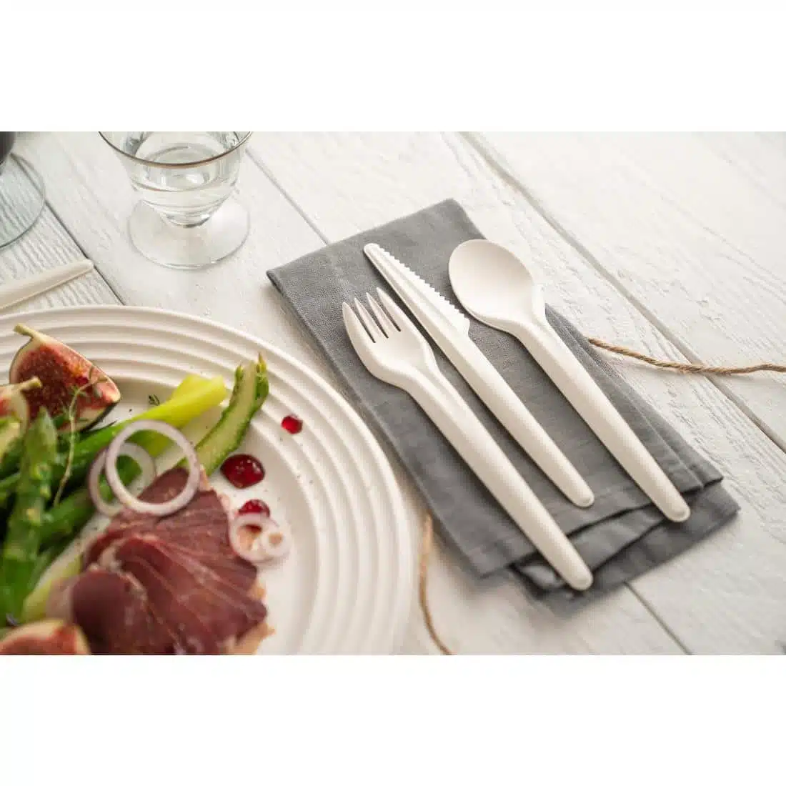 Sabert Recyclable Paper Cutlery Fork (Pack of 1000) - Image 4