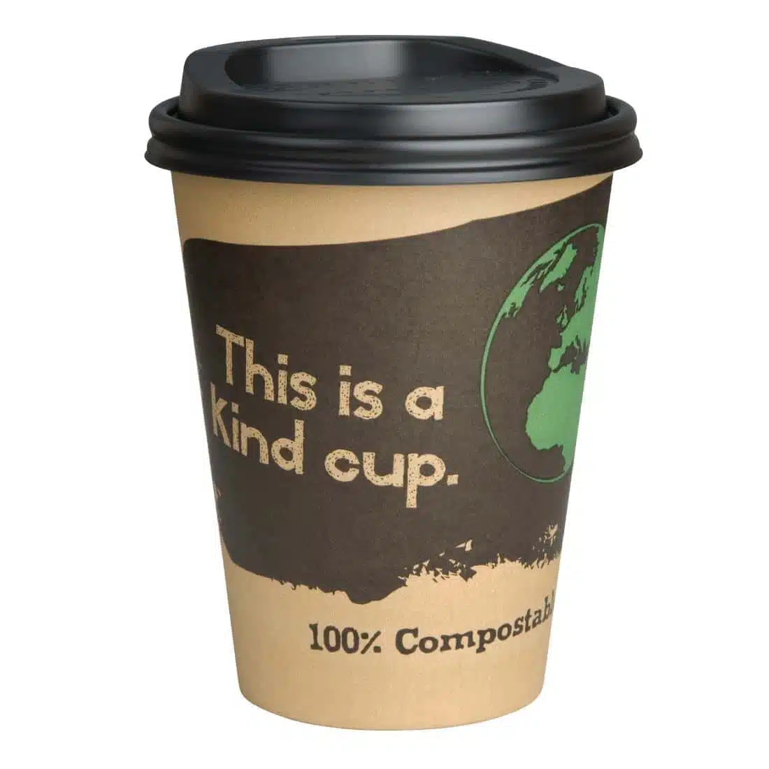 Fiesta Compostable Coffee Cups Single Wall 12oz (Pack of 50) - Image 4