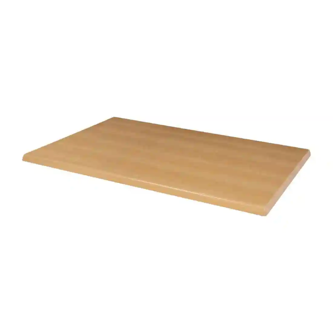 Bolero Pre-drilled Rectangular Tabletop Beech Effect - Image 1