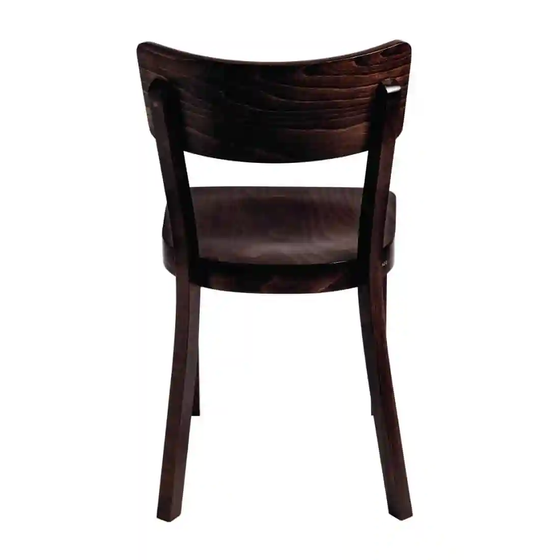 Fameg Plain Side Chairs Walnut Finish (Pack of 2) - Image 4