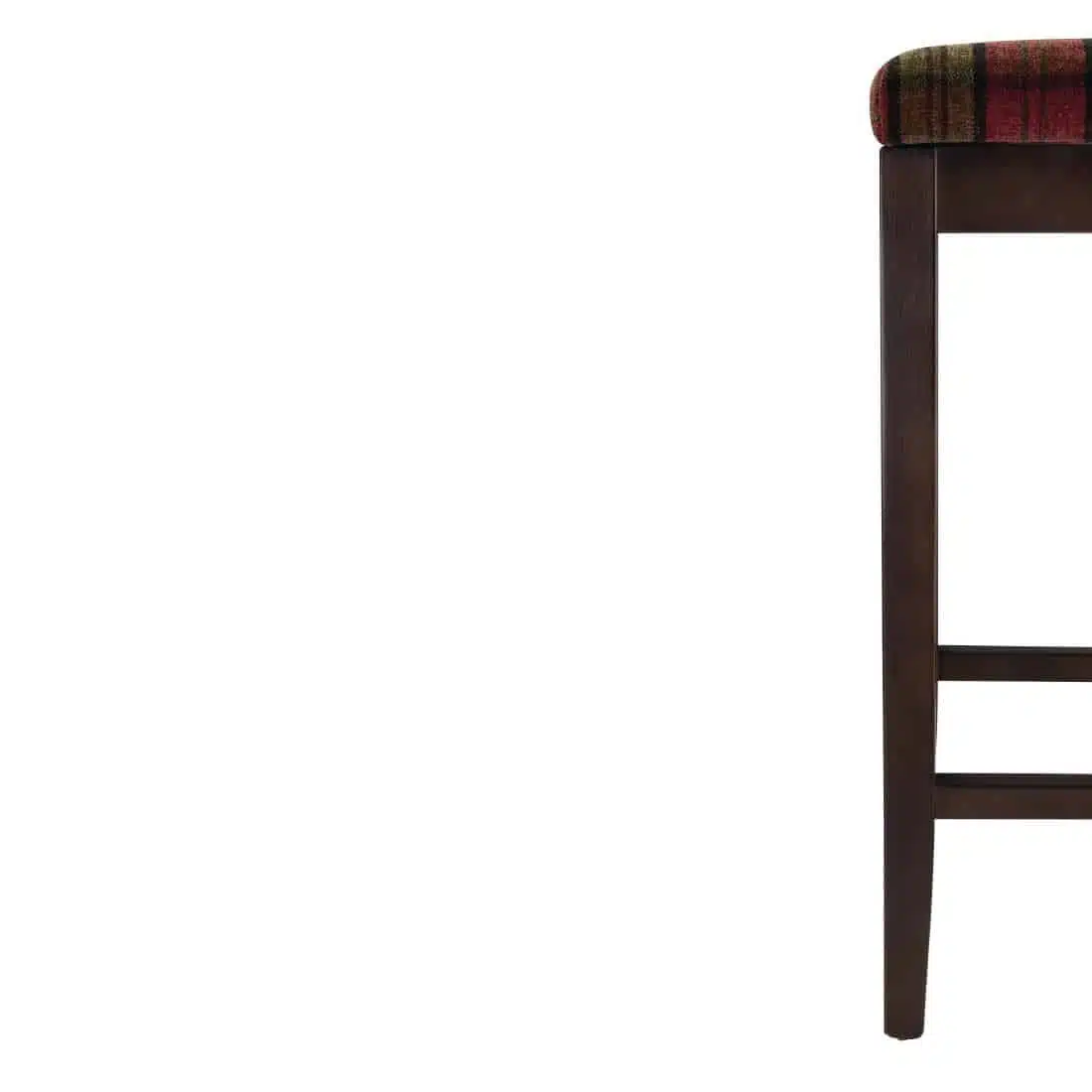 Bolero Dale High Stool Claret Tartan (Single) - Image 3
