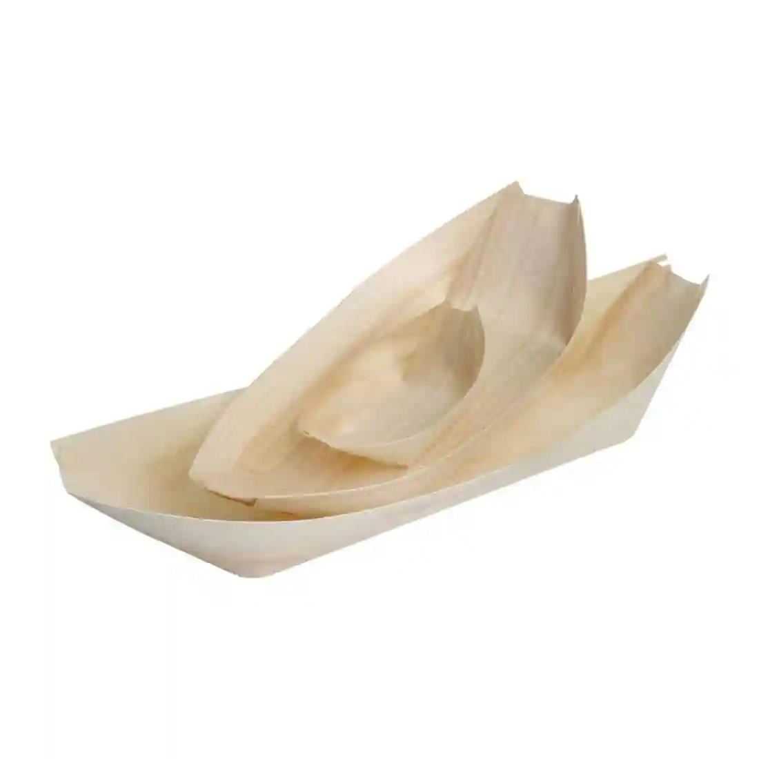 Fiesta Compostable Wooden Sushi Boats Medium 190mm (Pack of 100) - Image 4