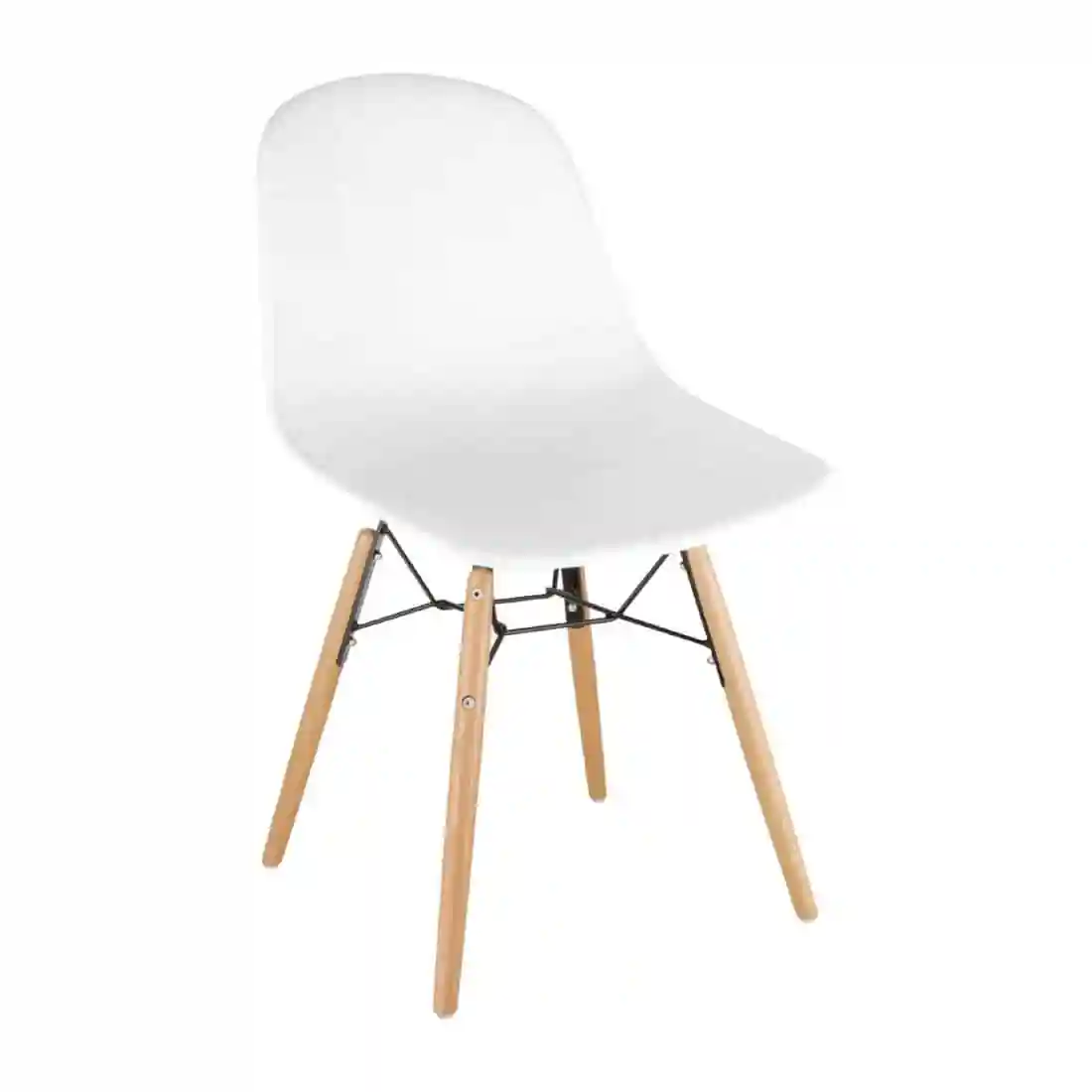 Bolero Arlo Side Chair White (Pack of 2) - Image 1