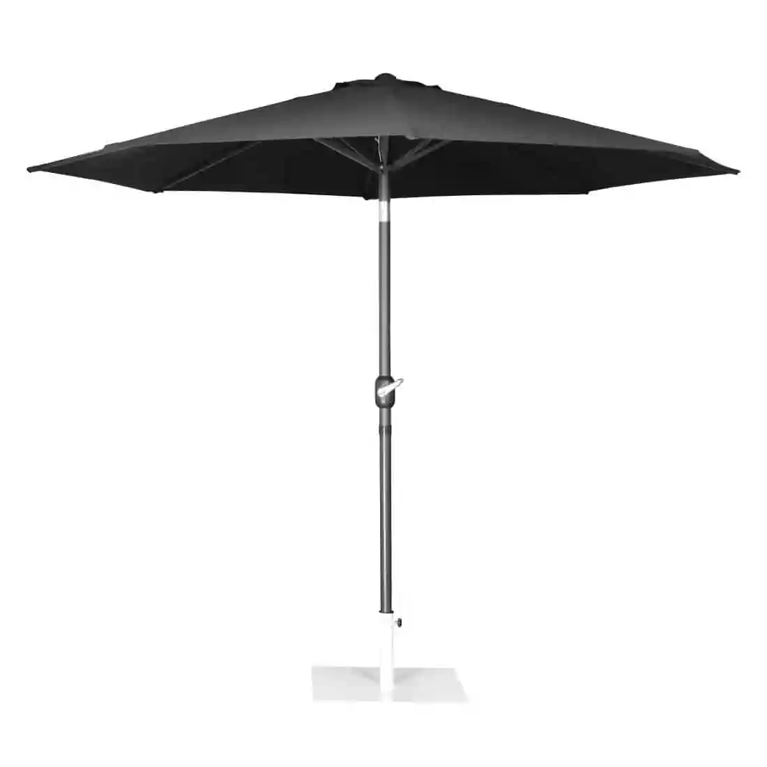Bolero Seville Round Parasol 3m Diameter Black - Image 1