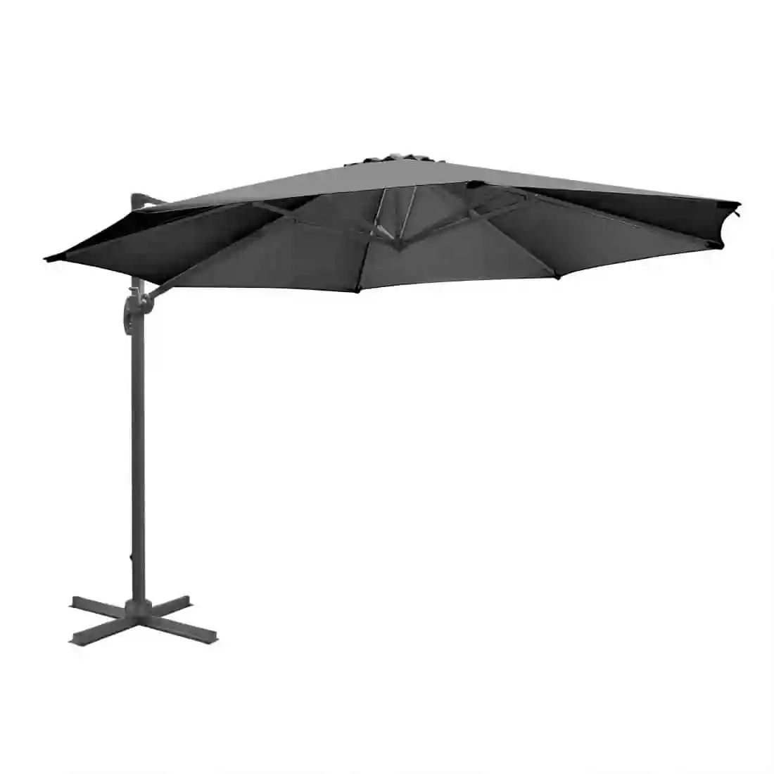 Bolero Venice Heavy Duty Parasol Black 3.5m - Image 1
