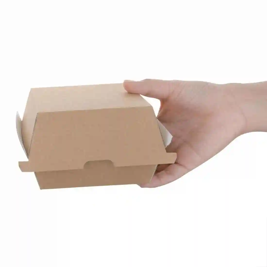 Fiesta Compostable Kraft Burger Boxes Small 105mm (Pack of 200) - Image 4