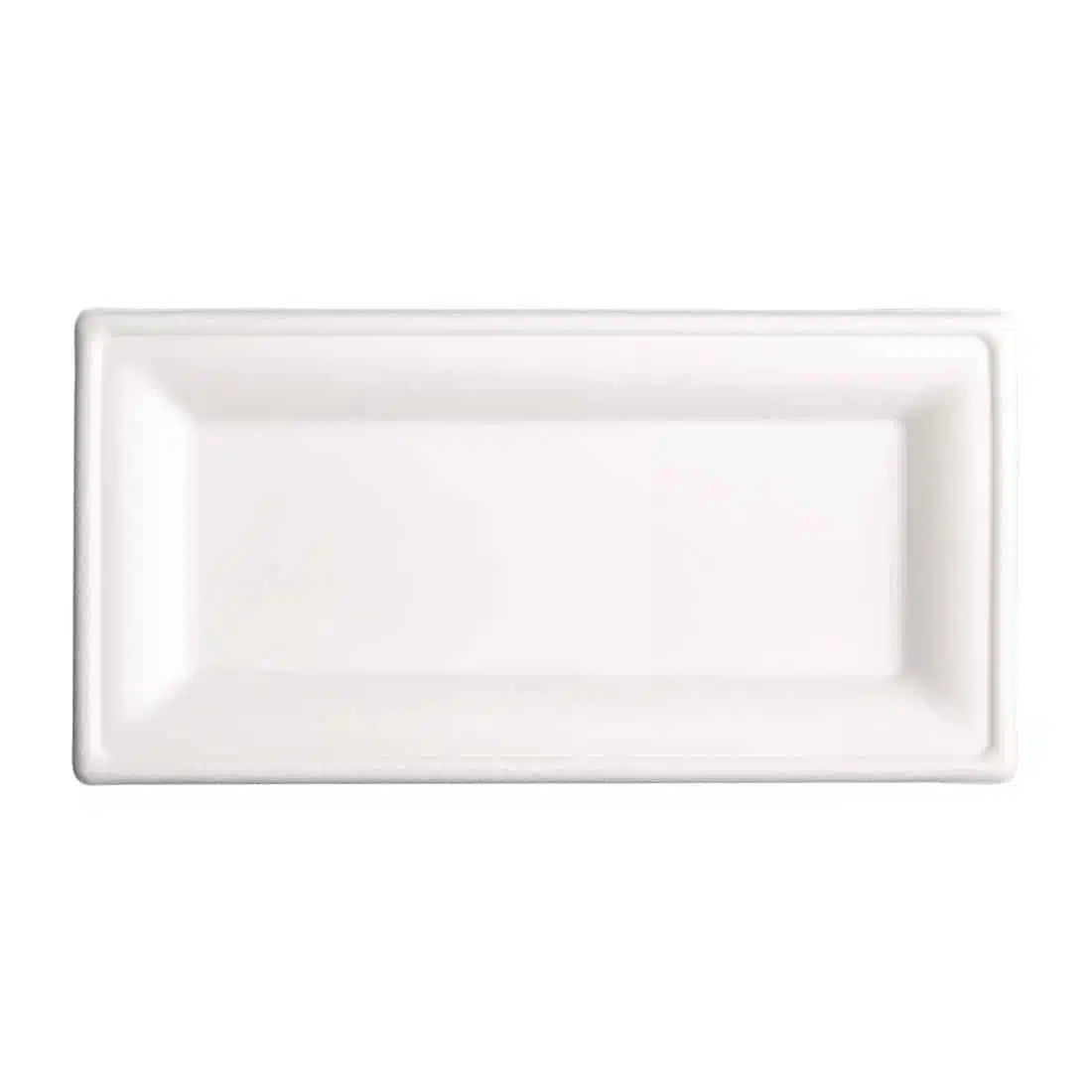 Fiesta Compostable Bagasse Rectangular Plates 258mm (Pack of 50) - Image 2