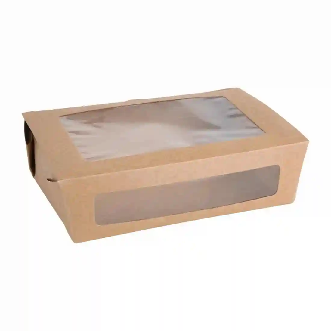 Fiesta Salad Box with PET Window 1600ml (Pack of 100) - Image 1