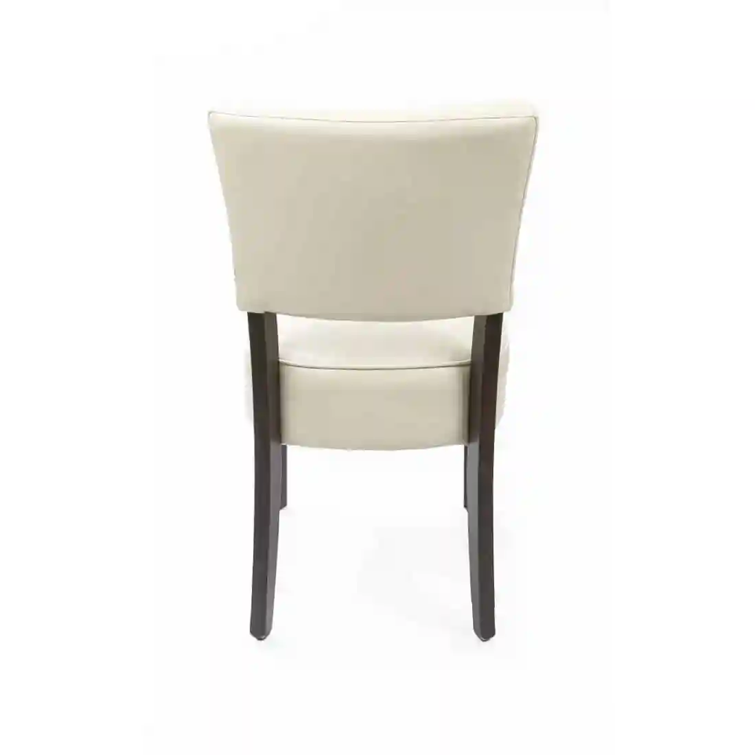 Bolero Chunky Faux Leather Chairs Cream (Pack of 2) - Image 3