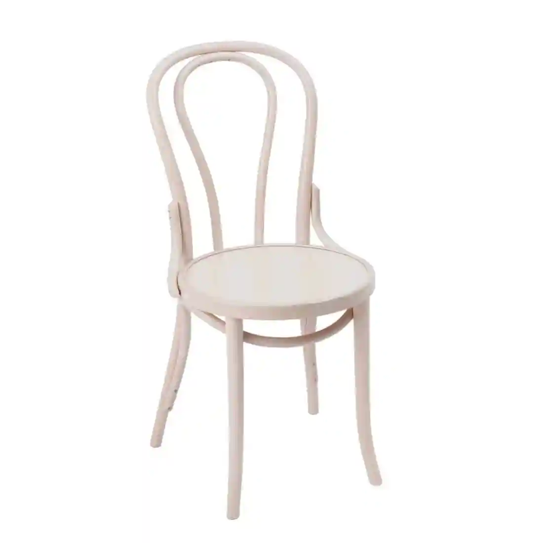 Fameg Bentwood Bistro Side Chairs Whitewash (Pack of 2) - Image 1