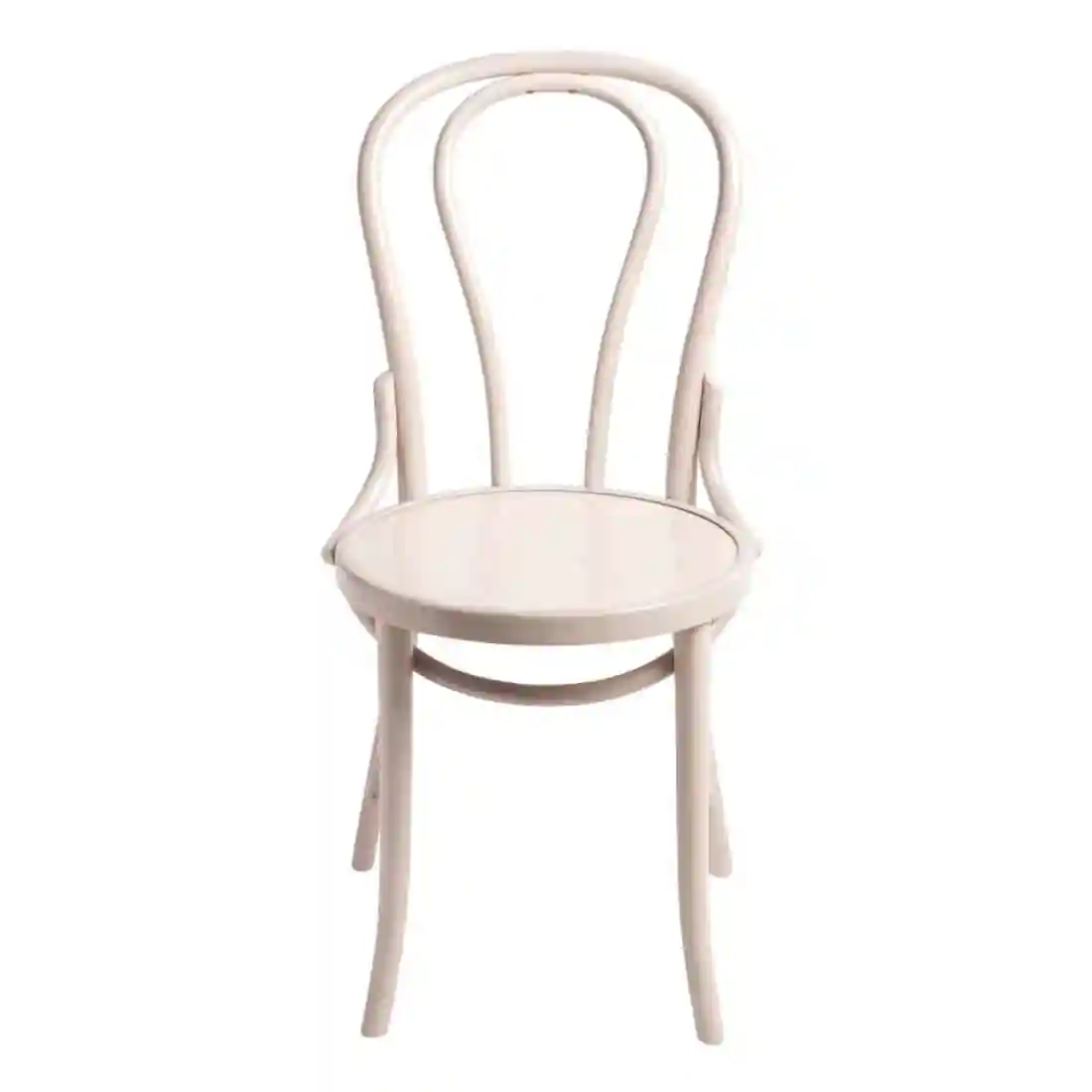 Fameg Bentwood Bistro Side Chairs Whitewash (Pack of 2) - Image 2