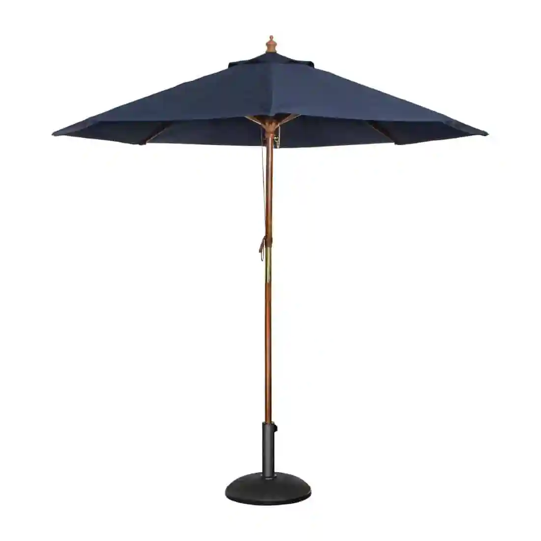 Bolero Round Parasol 2.5m Diameter Navy Blue - Image 1