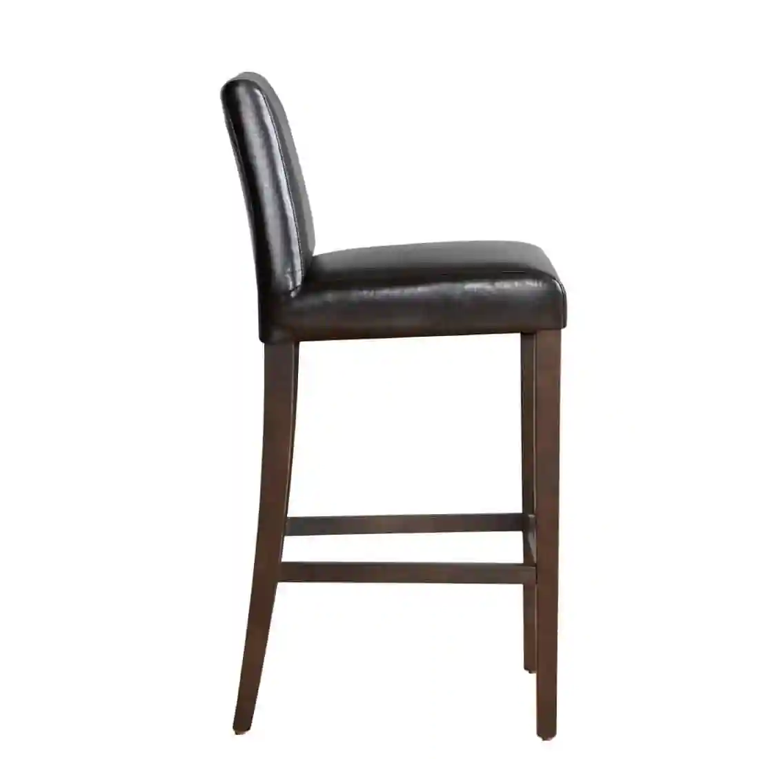 Bolero Faux Leather High Bar Stool Brown (Single) - Image 2