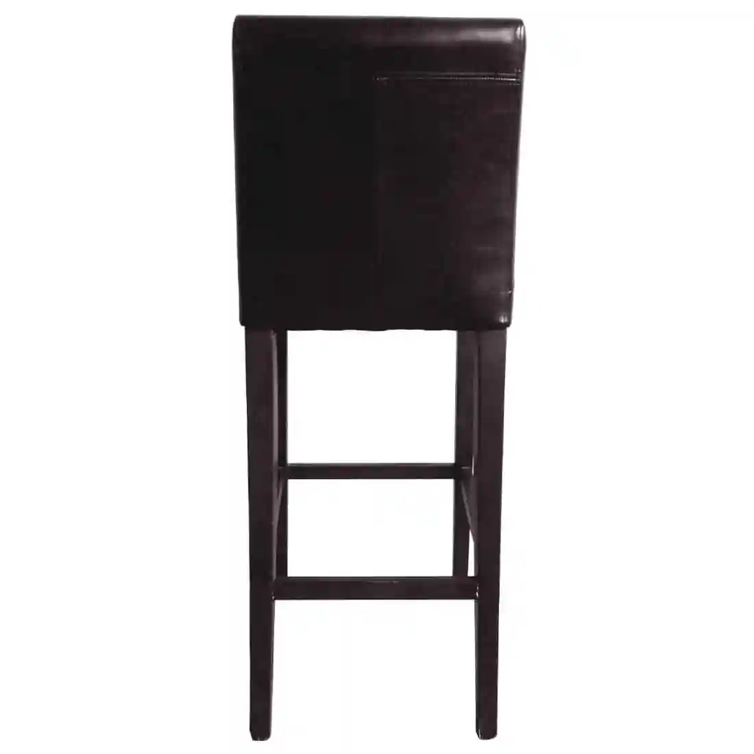 Bolero Faux Leather High Bar Stool Brown (Single) - Image 3