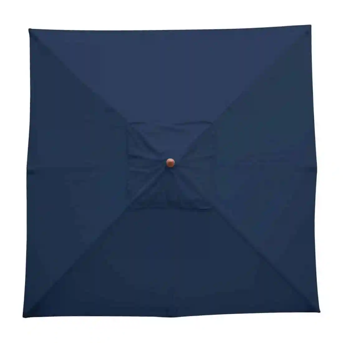 Bolero Square Double Pulley Parasol 2.5m Diameter Navy Blue - Image 5