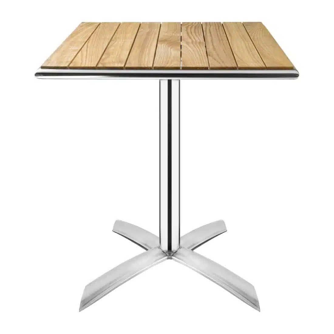 Bolero Ash Flip Top Square Bistro Table 600mm - Image 1