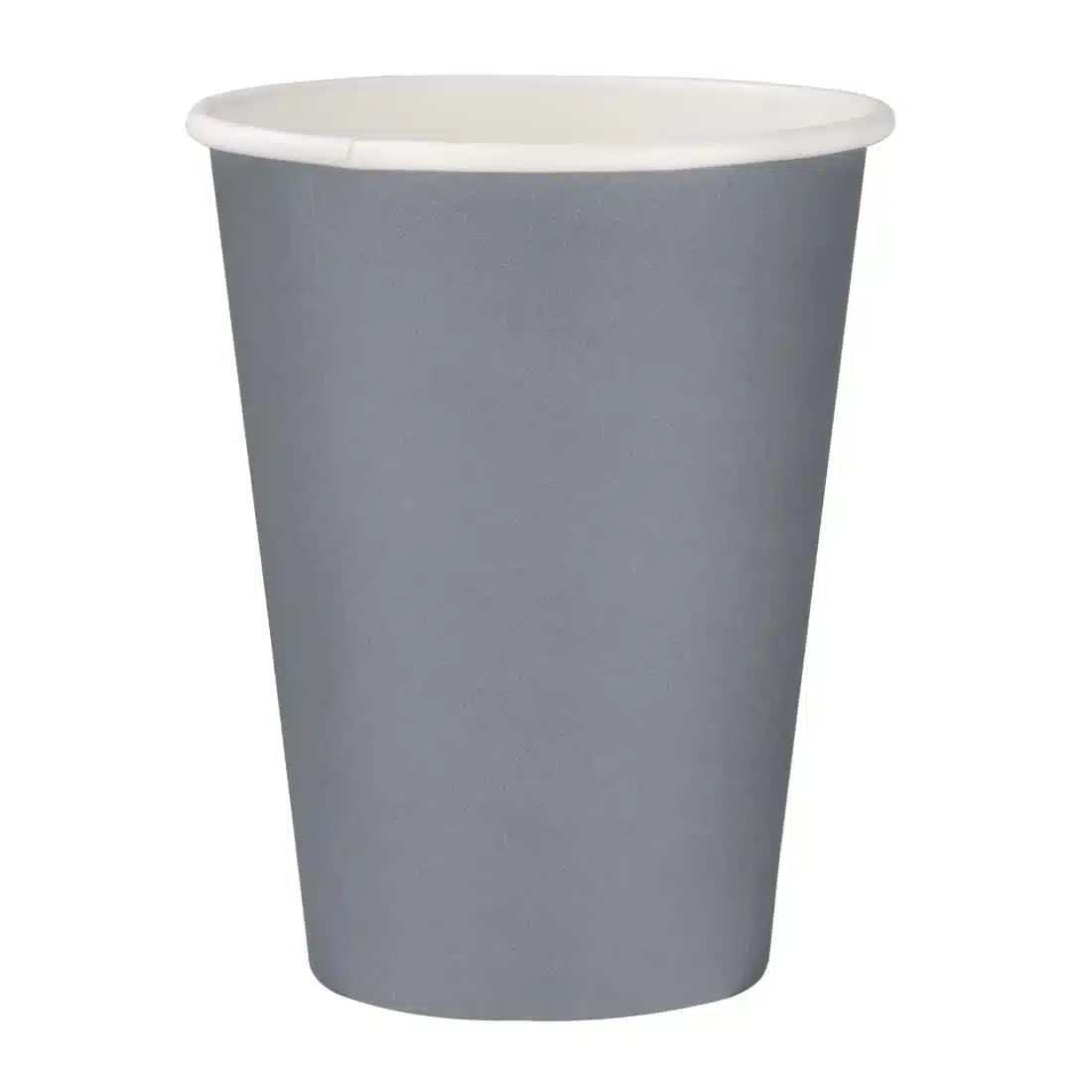 Fiesta Recyclable Coffee Cups Single Wall Charcoal 340ml / 12oz (Pack of 1000) - Image 1