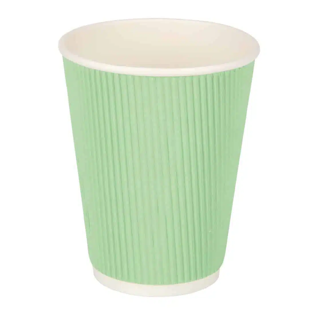 Fiesta Recyclable Coffee Cups Ripple Wall Turquoise 340ml / 12oz (Pack of 500) - Image 4