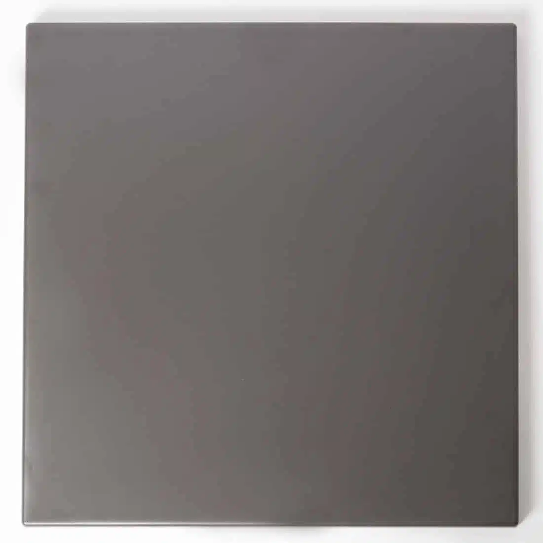 Werzalit Pre-drilled Square Table Top Dark Grey 700mm - Image 1