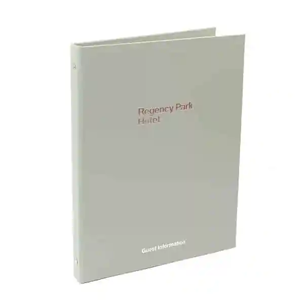 Buckram Guest Room Folders