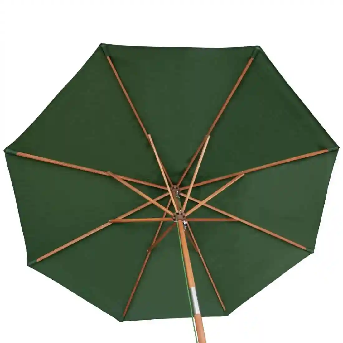 Rowlinson Picnic Table 6ft with Green Parasol 2.7m & Base 15kg - Image 3
