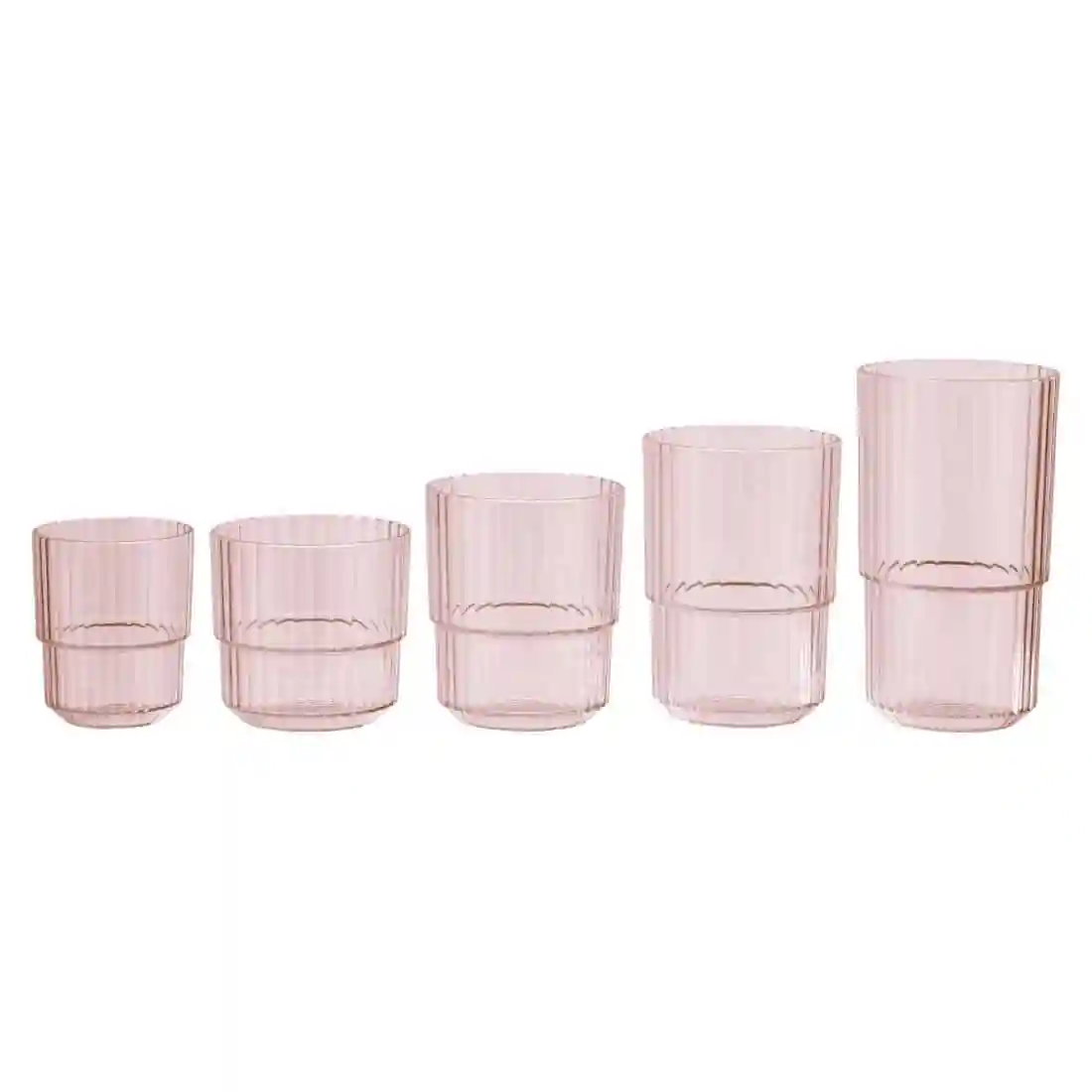 APS Linea Light Pink Drinking Cup 300ml (Box of 48) - Image 1