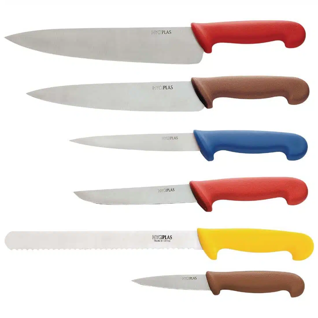 Hygiplas Colour Coded Chefs Knife Set with Wallet - Image 8