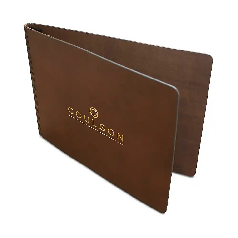 Saddle Hide Menu Covers
