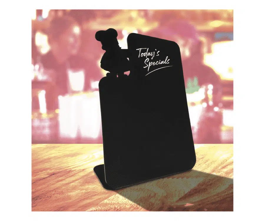 Chefs Special Angled Portrait Tabletop counter top message board - Image 2