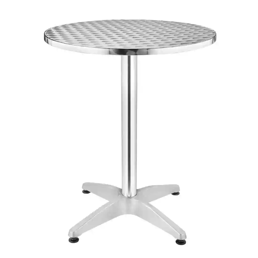 Bolero Steel and Aluminium Round Bistro Table 800mm - Image 1