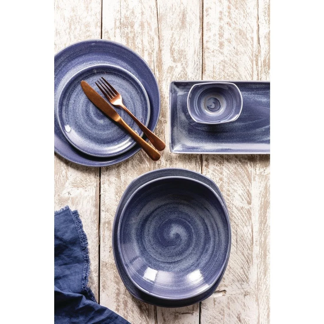 Steelite Revolution Bluestone Bowls Scoop 165mm (12 Pack) - Image 2
