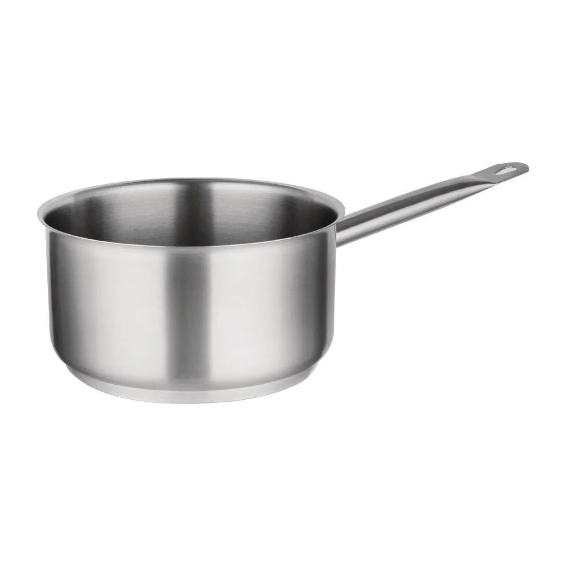 Vogue Stainless Steel Saucepan with Lid 24cm - Image 1