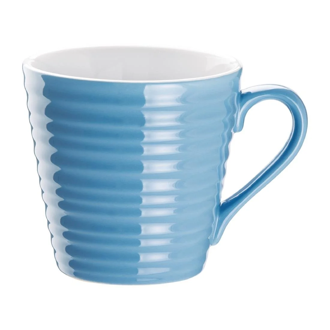 Olympia Cafe Aroma Mugs Blue 340ml (6 Pack) - Image 1