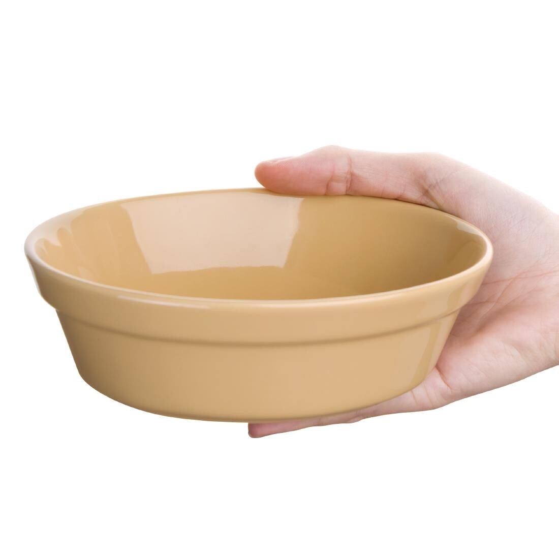 Olympia Stoneware Oval Pie Bowls 161 x 116mm